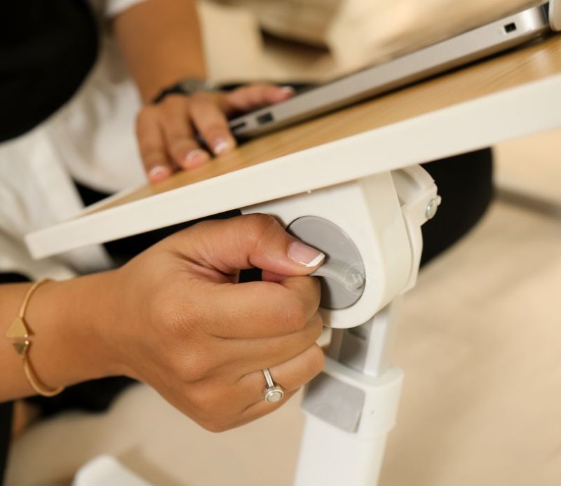 Multifunctional bedside table (Beige)