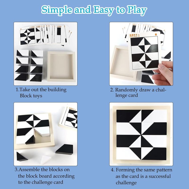 WOODEN 3D HIDING BLOCKS