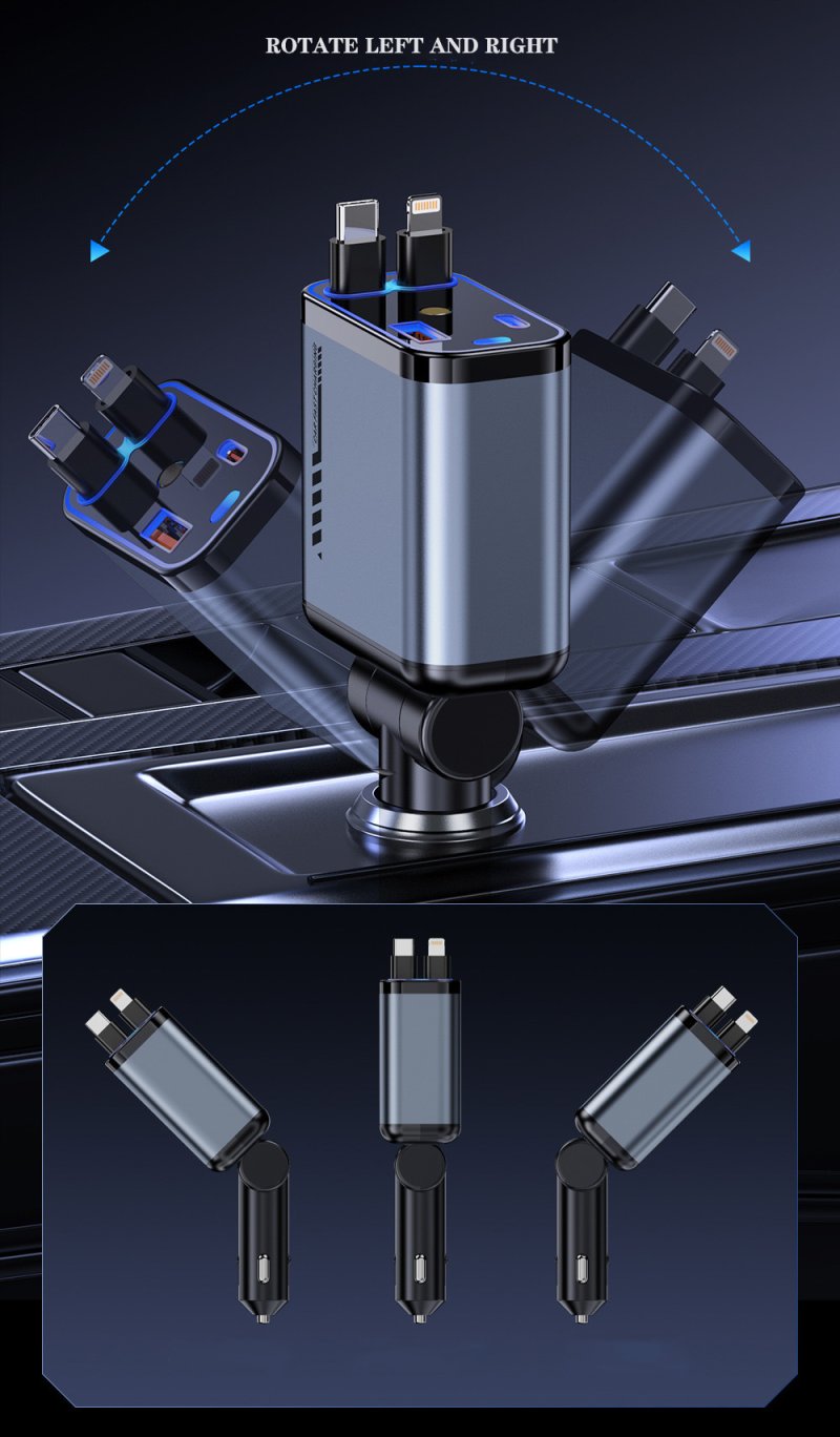 Portable Retractable 4-in-1