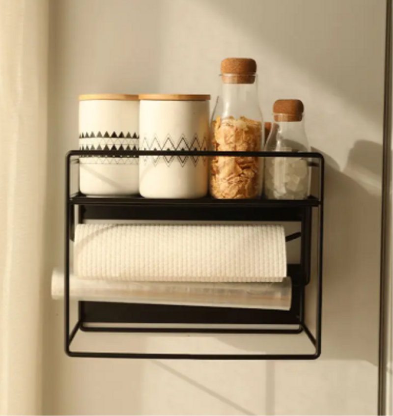 رف توابل جانبي مغناطيسي للثلاجة