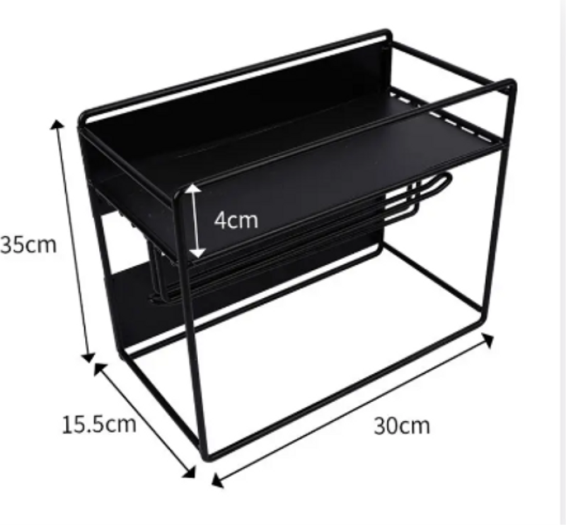 رف توابل جانبي مغناطيسي للثلاجة